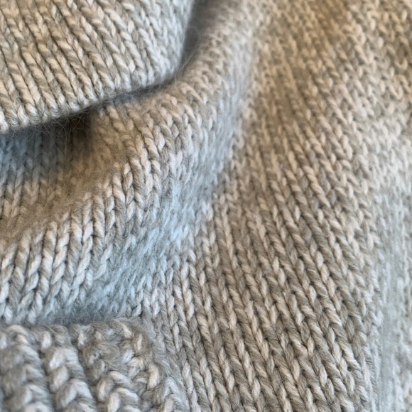 Apt. 9 Women’s Medium Gray Open Front Button Mock Neck Warm Cardigan Sweater - Picture 8 of 8